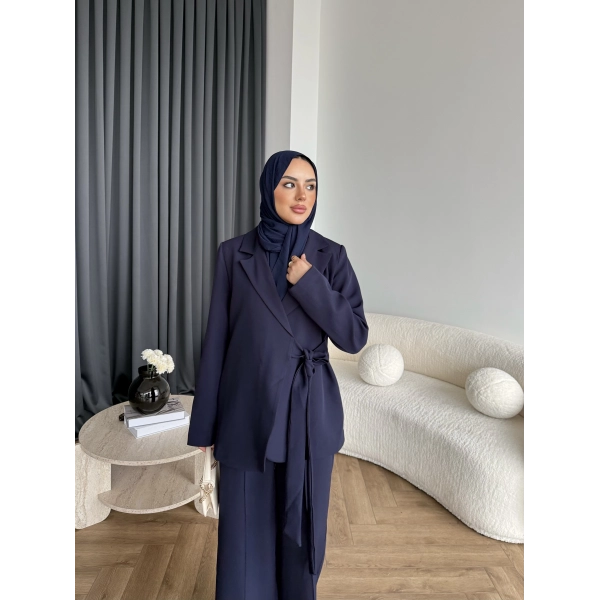 Hen - Milano Bağlamalı Takım - Lacivert