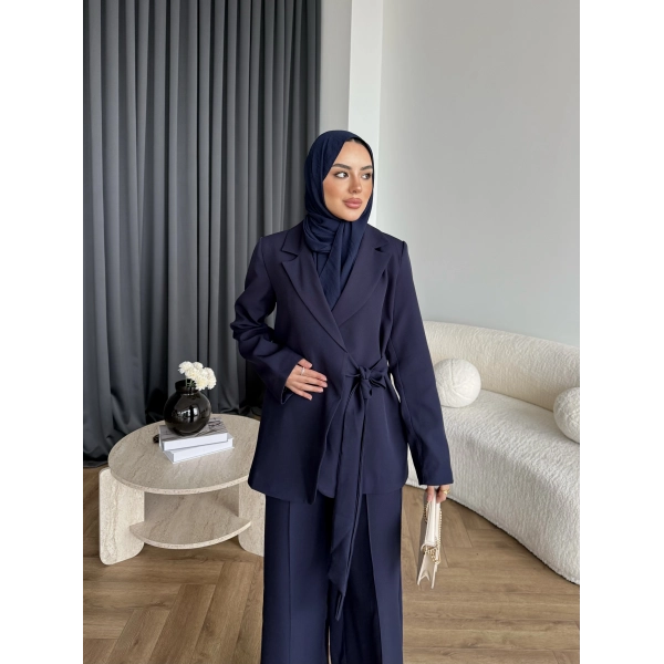 Hen - Milano Bağlamalı Takım - Lacivert