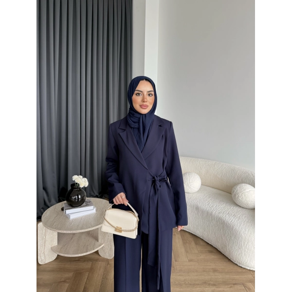 Hen - Milano Bağlamalı Takım - Lacivert