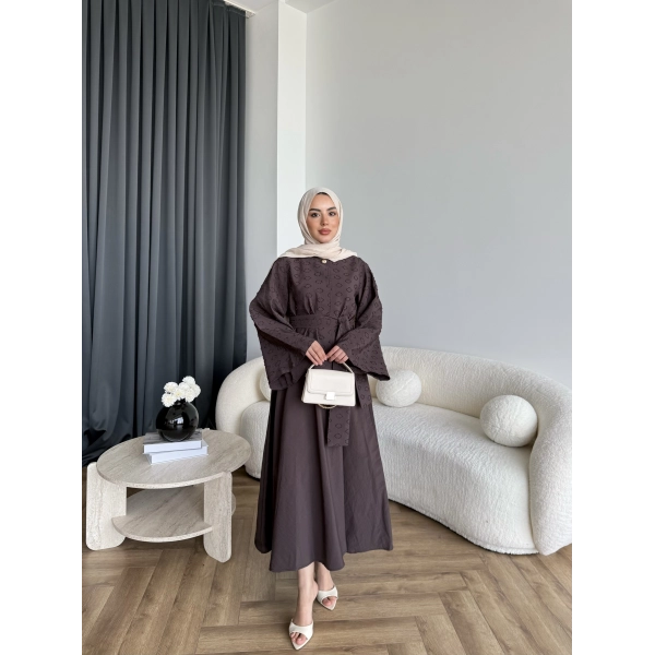 Hew - Denan Etekli Takım - Kahve