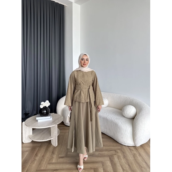 Hew - Denan Etekli Takım - Yağ Yeşil