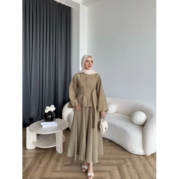 Hew - Denan Etekli Takım - Yağ Yeşil