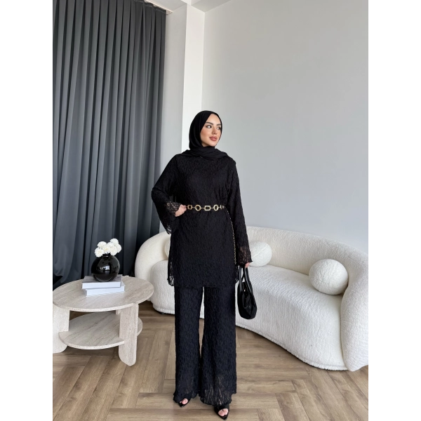 Mav - Nota Dantel Takım - Siyah