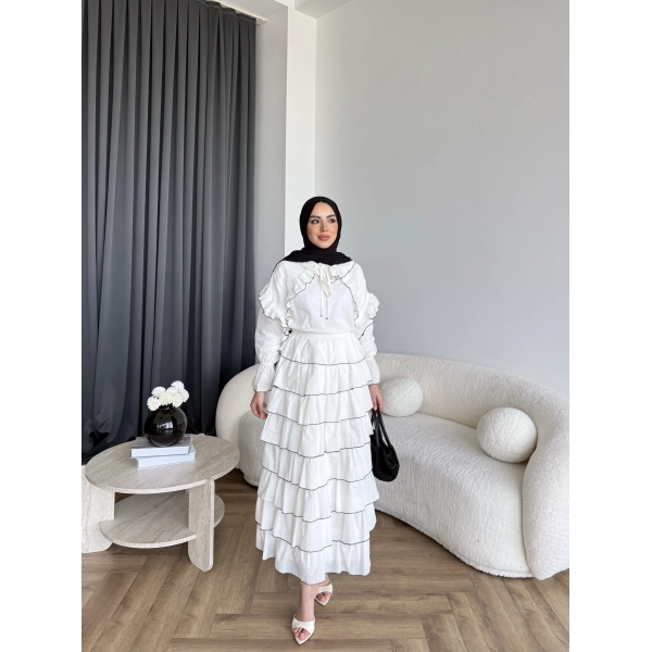 Hew - Willora Vual Takım - Beyaz