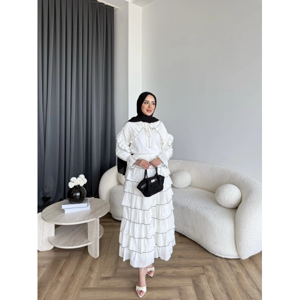 Hew - Willora Vual Takım - Beyaz