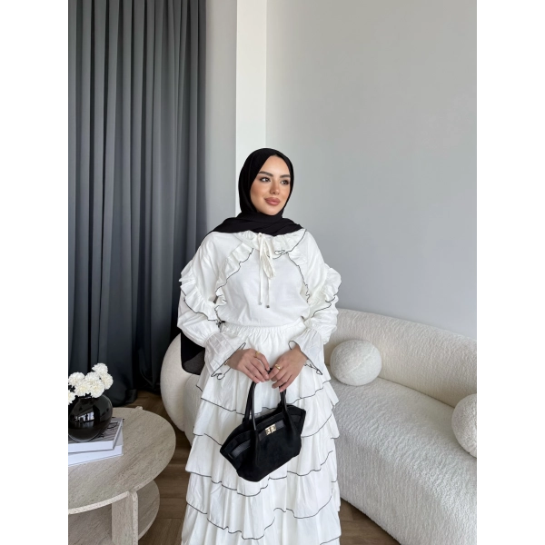 Hew - Willora Vual Takım - Beyaz