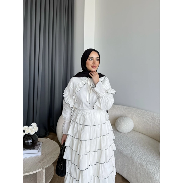 Hew - Willora Vual Takım - Beyaz