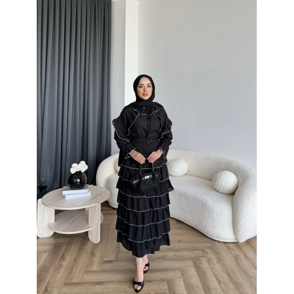 Hew - Willora Vual Takım - Siyah