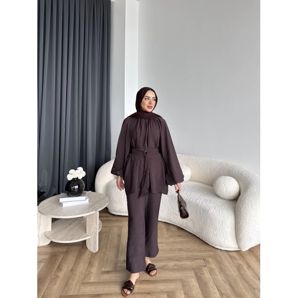 Hen - Safian Modal Takım - Kahve