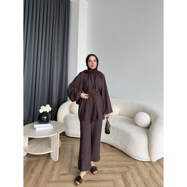 Hen - Safian Modal Takım - Kahve