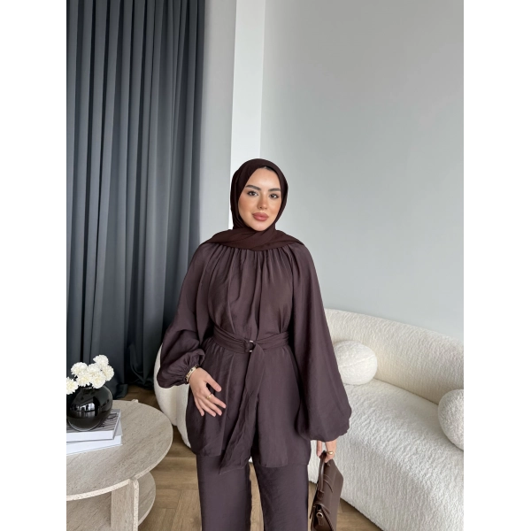 Hen - Safian Modal Takım - Kahve