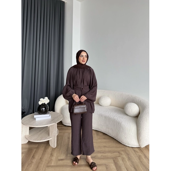 Hen - Safian Modal Takım - Kahve