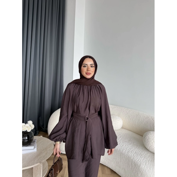 Hen - Safian Modal Takım - Kahve