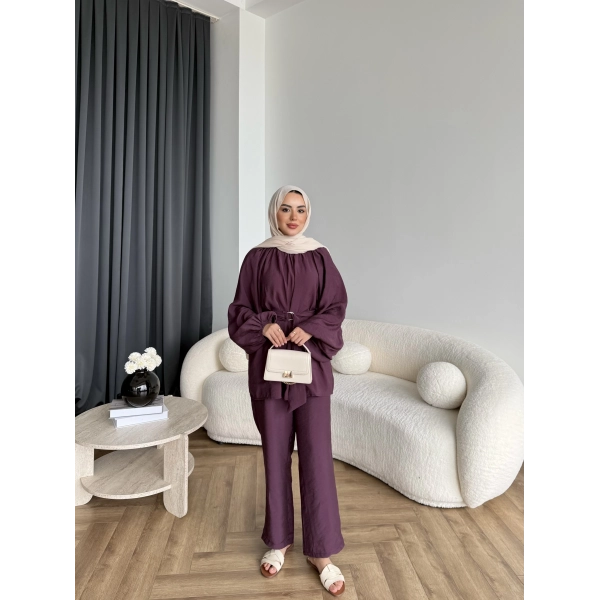 Hen - Safian Modal Takım - Bordo