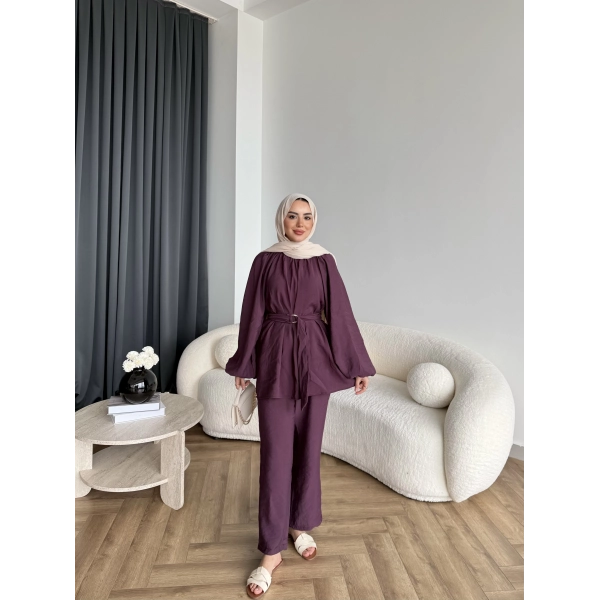 Hen - Safian Modal Takım - Bordo