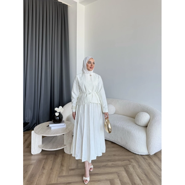 Tb - Ferni Cupra Etekli Takım - Ekru