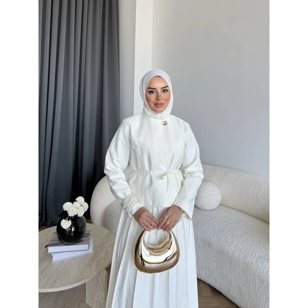 Tb - Ferni Cupra Etekli Takım - Ekru