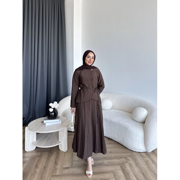 Tb - Ferni Cupra Etekli Takım - Kahve