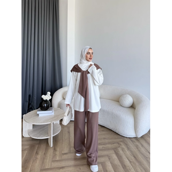 Pwn - Nisan Atkılı Oysh Takım - Kahve