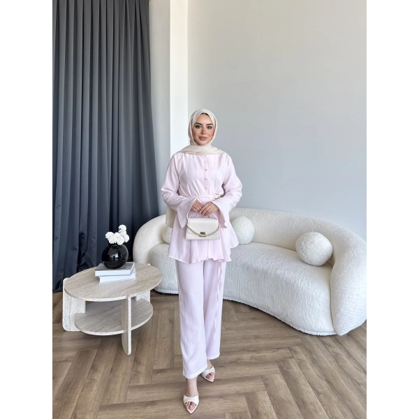 Hen - Salft Krep Takım - Pembe