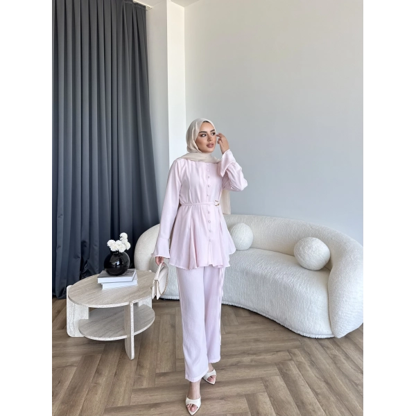 Hen - Salft Krep Takım - Pembe