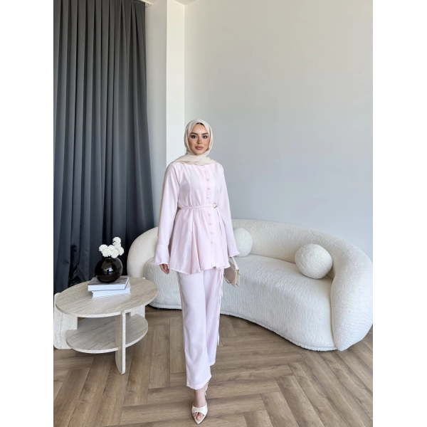 Hen - Salft Krep Takım - Pembe