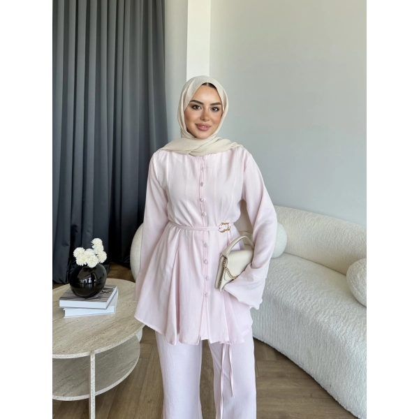 Hen - Salft Krep Takım - Pembe