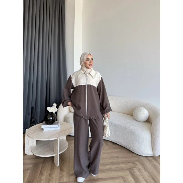 Pwn - Zovena Tensel Modal Takım - Kahve