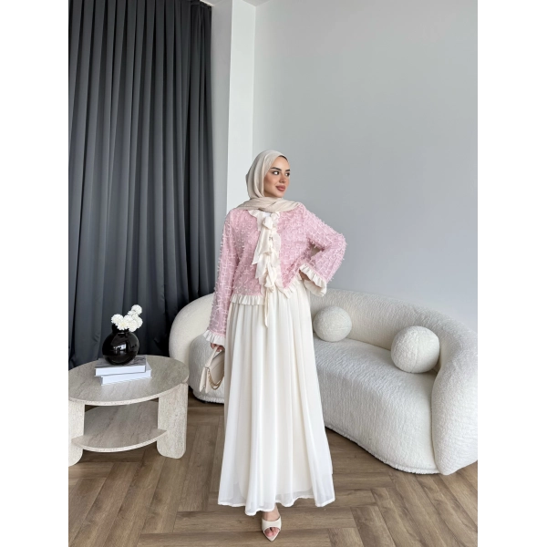 Ng - Peri Etekli Takım - Pembe - BAYRAMDAN SONRA 10-15 İŞ GÜNÜ İÇİNDE GELİCEKTİR