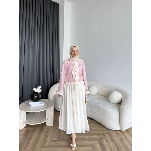 Ng - Peri Etekli Takım - Pembe - BAYRAMDAN SONRA 10-15 İŞ GÜNÜ İÇİNDE GELİCEKTİR