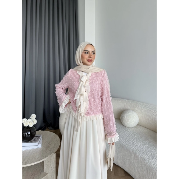 Ng - Peri Etekli Takım - Pembe - BAYRAMDAN SONRA 10-15 İŞ GÜNÜ İÇİNDE GELİCEKTİR