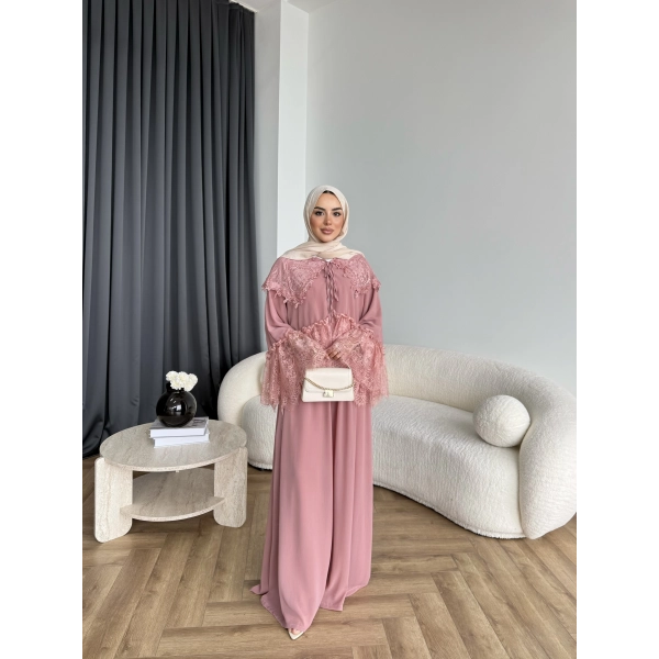 Ng - Julen Dantel Detay Takım - Pembe