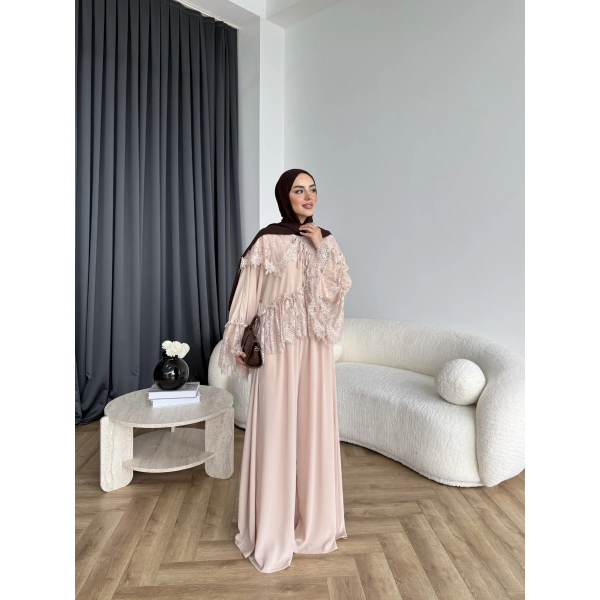 Ng - Julen Dantel Detay Takım - Bej