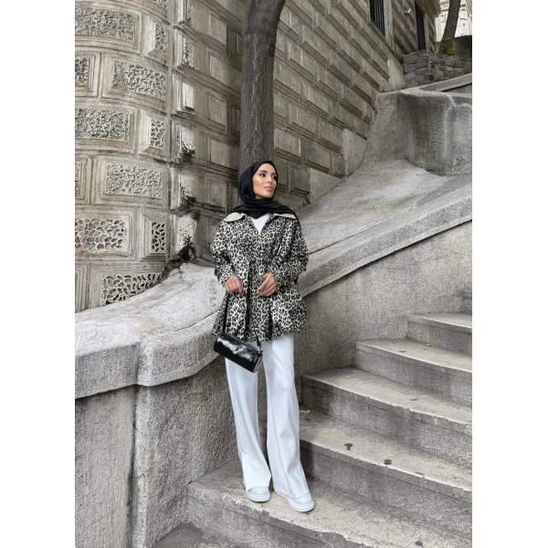 Adora Beli Lastikli Ceket