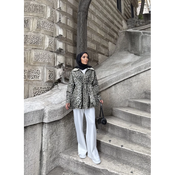 Adora Beli Lastikli Ceket