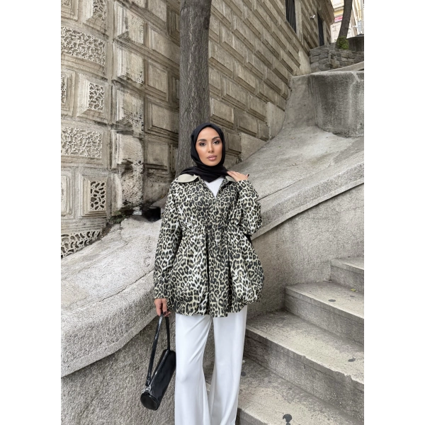 Adora Beli Lastikli Ceket