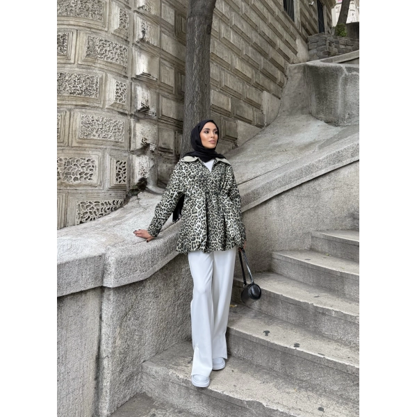 Adora Beli Lastikli Ceket