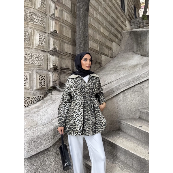 Adora Beli Lastikli Ceket