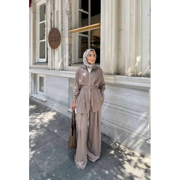 Ahiska Oysh Takım - Sütlü Kahve