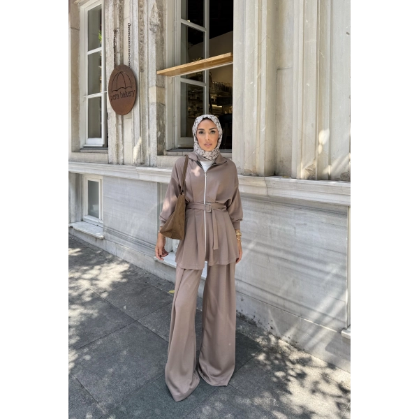 Ahiska Oysh Takım - Sütlü Kahve