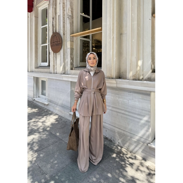 Ahiska Oysh Takım - Sütlü Kahve