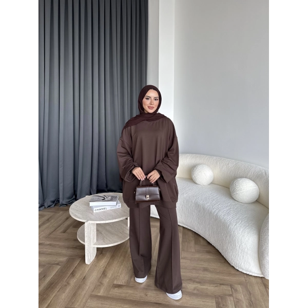 Akel Eşofman Takım - Acı Kahve