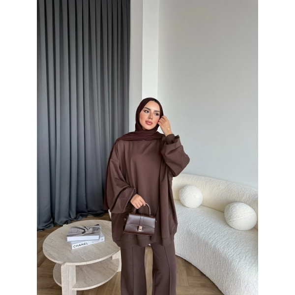 Akel Eşofman Takım - Acı Kahve