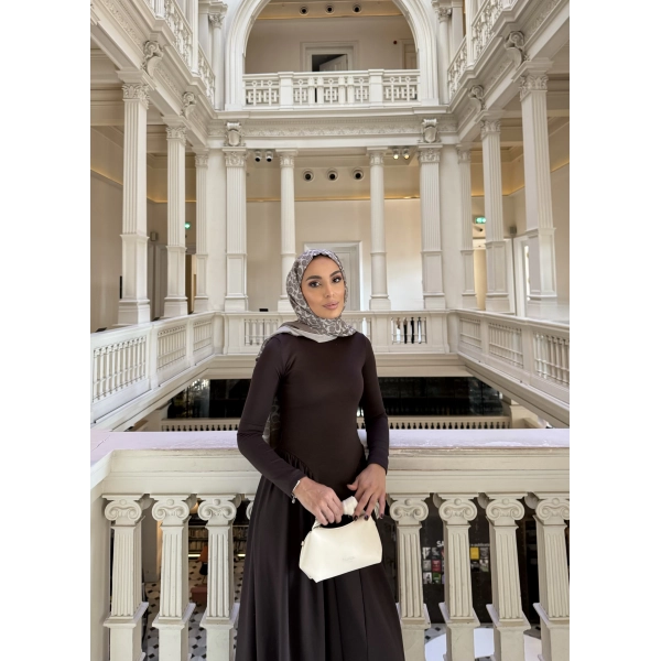 Alien Penye Elbise - Acı Kahve