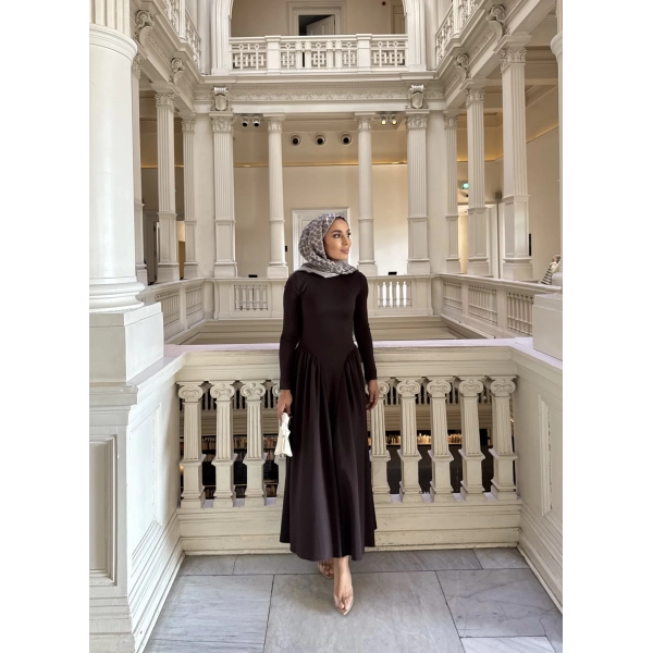 Alien Penye Elbise - Acı Kahve