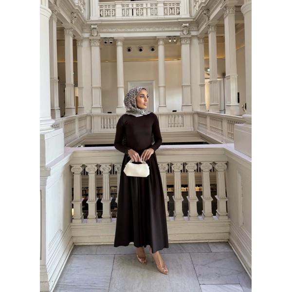 Alien Penye Elbise - Acı Kahve