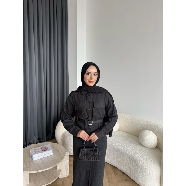 Alvina İndirimli Takım - Siyah