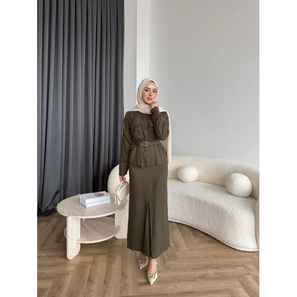 Alvina İndirimli Takım - Yeşil