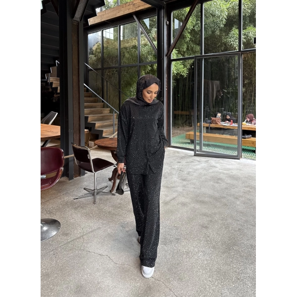 Aura Simli Takım - Siyah