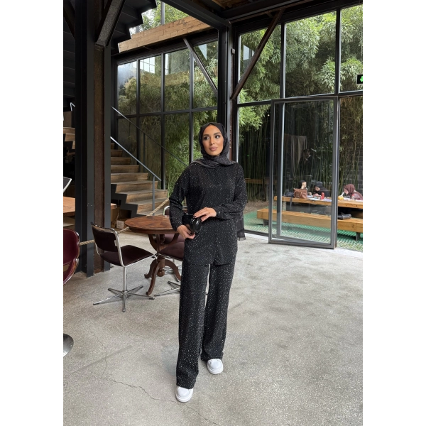 Aura Simli Takım - Siyah